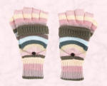 Striped knit gloves from Accessorize.